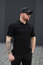 Мужская футболка Поло для Полиции и ГСЧС черный цвет Cool-pass Размер 42 - изображение 7