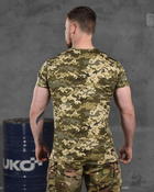 Тактическая мужская компрессионная футболка M пиксель (86427) - изображение 4