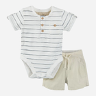 Дитячий літній комплект (боді + шорти) для хлопчика Cool Club CCB2202495-00 74 см Різнокольоровий (5903272888169) - зображення 1