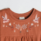 Bluzka dziecięca dla dziewczynki Cool Club CCG2411491 104 cm Brązowa (5903977196392) - obraz 3