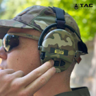 Активные наушники для стрельбы Sordin Supreme Pro-X Multicam с задним держателем под шлем - изображение 3