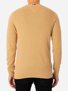 Sweter męski bawełniany Tommy Hilfiger Regular Fit MW0MW31576 L Beżowy (8720644215227) - obraz 2