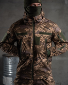 Тактичний теплий військовий комплект Faura ( Куртка + Штани ), Камуфляж: Піксель, Розмір: S - зображення 5