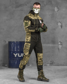 Тактический военный костюм горка Fraktal ( Китель + Штаны ), Камуфляж: Пиксель, Размер: XL - изображение 1