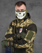 Тактический военный костюм горка Fraktal ( Китель + Штаны ), Камуфляж: Пиксель, Размер: XL - изображение 6
