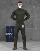 Тактичний військовий костюм Hermes ( Убакс + Штани ), Камуфляж: Олива, Розмір: XXXL - зображення 3