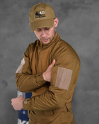 Тактичний військовий костюм Patton ( Убакс + Штани ), Камуфляж: Койот, Розмір: XL - зображення 4