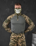 Тактический военный костюм Tac ( Китель + Убакс + Штаны ), Камуфляж: Пиксель ВСУ, Размер: XXL - изображение 5