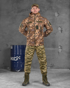 Тактичний військовий костюм Tavria ( Китель + Убакс + Штани ), Камуфляж: Піксель, Розмір: XL - зображення 2
