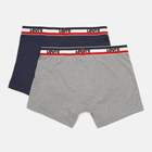 Zestaw majtek szorty męski 2 szt Levi's Logo Boxer Brief Organic Co 2P 7012239080020 XL Szary/Granatowy (8720245438155) - obraz 4