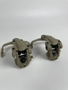 Чебурашки адаптери на шолом для навушників 3M Peltor Comtac, Колір: Сірий - зображення 3