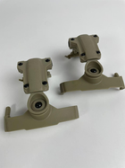 Чебурашки адаптери на шолом для навушників 3M Peltor Comtac, Колір: Сірий - зображення 5