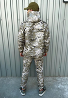 Мужской костюм демисезонный куртка анорак и штаны с шевроном флаг Украины Terra Intruder 0165 2XL Пиксель (IN - 0165/02 E ) - изображение 7