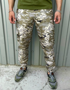 Мужские штаны с манжетами демисезонные Terra Intruder 0166 2XL Пиксель светлый ( IN - 0166/02 E ) - изображение 5