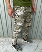 Мужские штаны с манжетами демисезонные Terra Intruder 0166 2XL Пиксель светлый ( IN - 0166/02 E ) - изображение 8