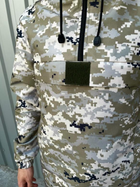 Мужская куртка анорак демисезонная с шевроном флаг Украины Terra Intruder 0164 2XL Пиксель (IN - 0164/02 E ) - изображение 15