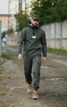 Чоловіча куртка анорак демісезонна з шевроном прапор України Terra Intruder 0164 2XL Хакі (IN - 0164/01 E ) - зображення 5