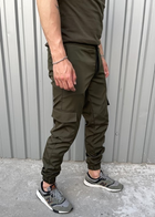 Мужские штаны с манжетами демисезонные Terra Intruder 0166 L Хаки ( IN - 0166/01 C ) - изображение 8