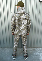 Мужской костюм демисезонный куртка анорак и штаны с шевроном флаг Украины Terra Intruder 0165 M Пиксель (IN - 0165/02 B ) - изображение 7