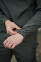 Чоловічий костюм демісезонний куртка анорак та штани з шевроном прапор України Terra Intruder 0165 3XL Хакі (IN - 0165/01F ) - зображення 9