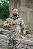 Мужская куртка анорак демисезонная с шевроном флаг Украины Terra Intruder 0164 3XL Пиксель (IN - 0164/02 F ) - изображение 2