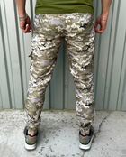 Мужские штаны с манжетами демисезонные Terra Intruder 0166 XL Пиксель светлый ( IN - 0166/02 D ) - изображение 6