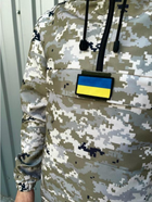 Мужская куртка анорак демисезонная с шевроном флаг Украины Terra Intruder 0164 S Пиксель (IN - 0164/02 A ) - изображение 12