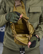 Рюкзак патрульний однолямковий SILVER KNIGHT 7л coyot ОИ4735 - зображення 4