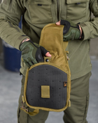 Рюкзак патрульний однолямковий SILVER KNIGHT 7л coyot ОИ4735 - зображення 6