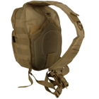Рюкзак однолямочный strap pack one mil-tec coyote assault 10l - изображение 7