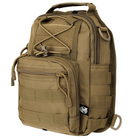 Рюкзак однолямочний tan shoulder mfh coyote bag - изображение 4