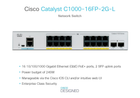 Przełącznik Cisco Catalyst C1000-16FP-2G-L PoE+ (889728248891) - obraz 3