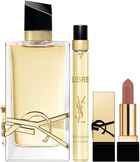 Zestaw damski Yves Saint Laurent Libre Woda perfumowana 90 ml + Woda perfumowana 10 ml + Szminka Rouge Pur Couture Nu Muse 1.3 g (3614274093087) - obraz 1