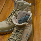 Берці демісезонні тактичні черевики PAV 505 Harlan койот шкіряні з мембраною Winterfrost 42 - зображення 9