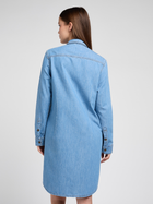 Sukienka koszulowa damska jeansowa Lee 112351138 S Niebieska (5401019927381) - obraz 2