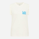 Koszulka damska bawełniana Lee 112351130 M Biała (5401019927039) - obraz 6