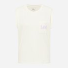 Koszulka damska bawełniana Lee 112350253 XS Biała (5401019826622) - obraz 6