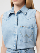 Плаття-сорочка жіноча Wrangler 112351310 XS Блакитна (5401019939476) - зображення 4