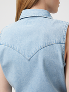 Плаття-сорочка жіноча Wrangler 112351310 S Блакитна (5401019939285) - зображення 5