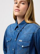 Сорочка джинсова жіноча Wrangler 112350625 M Синя (5401019850818) - зображення 4