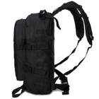 Рюкзак износостойкий 40л Оксфорд с системой Molle / Водоотталкивающий Ранец черный размер 50x39x25 см - изображение 3
