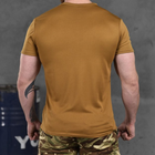 Потовідвідна чоловіча футболка з принтом "За перемогу" койот розмір L - зображення 4