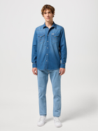 Koszula męska jeansowa Wrangler 112350464 XL Niebieska (5401019841212) - obraz 3