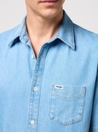 Сорочка джинсова чоловіча Wrangler 112350473 XL Блакитна (5401019842462) - зображення 5