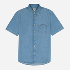 Сорочка джинсова чоловіча Wrangler 112350473 XL Блакитна (5401019842462) - зображення 6