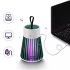 Пастка для комах акумуляторна Electric Shock Світлодіодна лампа USB-знищувач комарів 5W