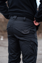 Костюм мужской Убакс с липучками для шевронов + Брюки с усиленными коленями черный цвет размер 54 - изображение 10