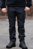 Чоловічий Костюм Убакс з липучками для шевронів + Штани з посиленими колінами чорний колір розмір 52 - зображення 8