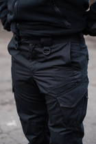 Чоловічий Костюм Убакс з липучками для шевронів + Штани з посиленими колінами чорний колір розмір 52 - зображення 9