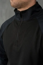 Костюм мужской Убакс с липучками для шевронов + Брюки с усиленными коленями черный цвет размер 44 - изображение 5